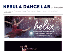 Tablet Screenshot of nebuladance.org